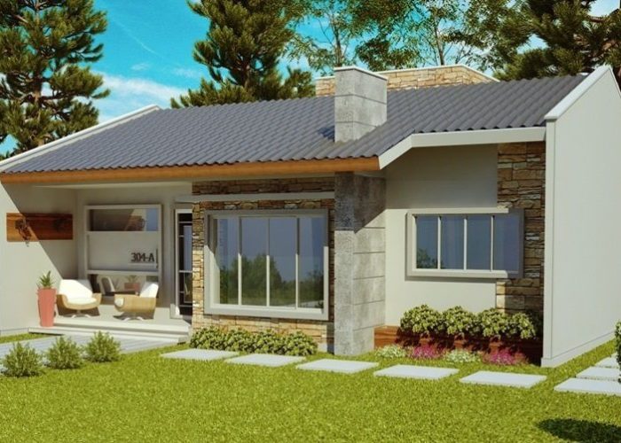 Casa Sky – Casa em Alvenaria de 63m²