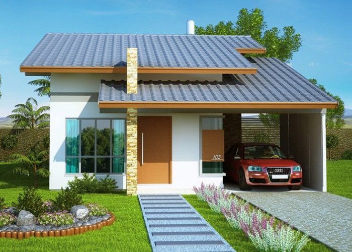 Casa Platinum - Casa em Alvenaria de 79m²